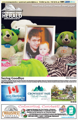 Crowsnest Pass Herald Front Page