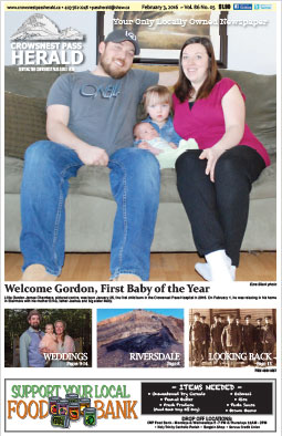 Crowsnest Pass Herald Front Page