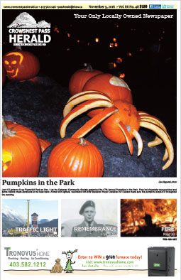 Crowsnest Pass Herald Front Page