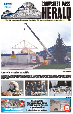 Crowsnest Pass Herald Front Page