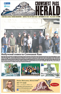 Crowsnest Pass Herald Front Page