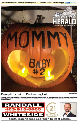 Crowsnest Pass Herald Front Page